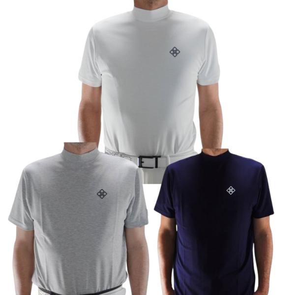 新品　DOCUS ドゥーカス　モックネックシャツ　ゴルフウェア DOCUS ゴルフウェア モックシャツ 半袖 メンズ レディース