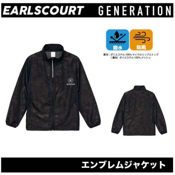 EARLSCOURT メンズジャケット L ブラック アールズコート（Earls Court） ゴルフウェア ジャケット EMBLEM