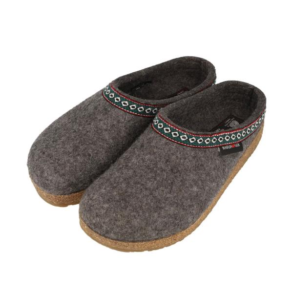 ルームサンダル ルームシューズ スリッパ おしゃれ 室内履き オフィス履き 履きやすい ハフリンガー HL71100106 アントラシテ フランツル ルームサンダル ルームシューズ スリッパ おしゃれ 室内履き オフィス