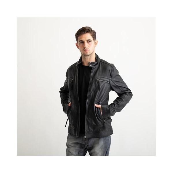 ライズ（RYZ） レザージャケット メンズ ライダース RIDEZ シングル
