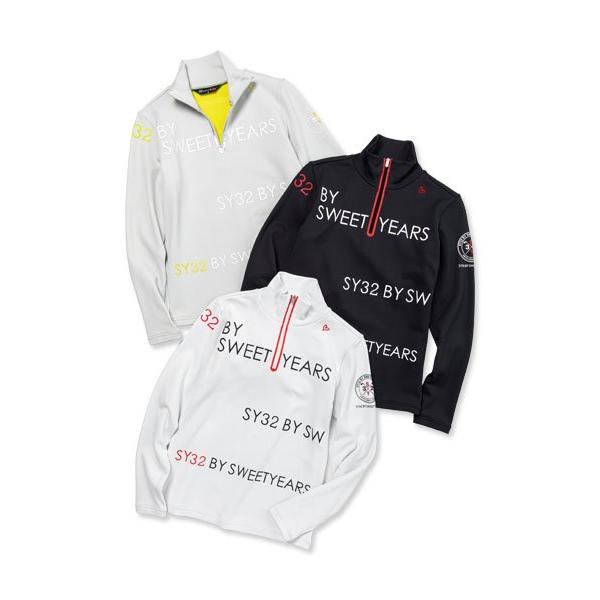 SY32 by SWEET YEARS モック ニット ゴルフ レディース ブランド おしゃれ  SYG-22A09W SY32 by SWEET YEARS（エスワイサーティトゥバイスィートイヤーズ