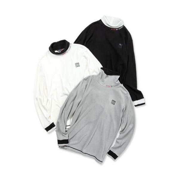 SY32 by sweet years ゴルフ モックシャツ メンズ おしゃれ ブランド ウェア 長袖 SYG-22A28 SY32 by SWEET YEARS（エスワイサーティトゥバイスィートイヤーズ