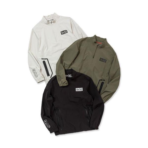 SY32 by SWEET YEARS ゴルフウェア ハーフジップジャケット 長袖 メンズ おしゃれ かっこいい ブランド SYG-23A42【お取り寄せ】 SY32 by SWEET YEARS（エスワイサーティトゥバイスィートイヤーズ