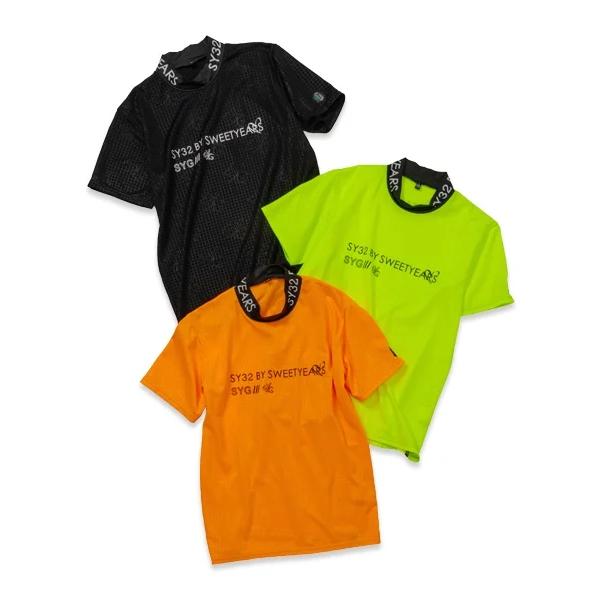 お取り寄せ SY32 by SWEET YEARS Tシャツ 半袖 モックシャツ メンズ ゴルフウェア おしゃれ ブランド SYG-24S26 SY32 by SWEET YEARS（エスワイサーティトゥバイスィートイヤーズ） お