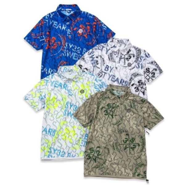 お取り寄せ SY32 by SWEET YEARS ポロシャツ 半袖 メンズ ゴルフウェア おしゃれ ブランド リサイクル素材 SYG-24S31 SY32 by SWEET YEARS（エスワイサーティトゥバイスィートイヤーズ） お