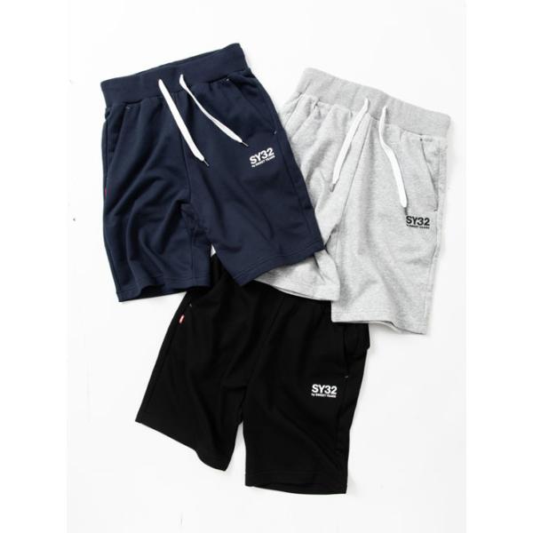 SY32 by SWEET YEARS ハーフパンツ スウェット ブランド おしゃれ TNS1719 SY32 by SWEET YEARS ハーフパンツ スウェット ブランド おしゃれ