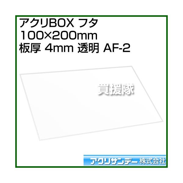 �A�N���T���f�[ �A�N��BOX �t�^ 100mm×200mm �� 4mm ���� AF-2 �J���[:���� �T�C�Y:100mm×200mm