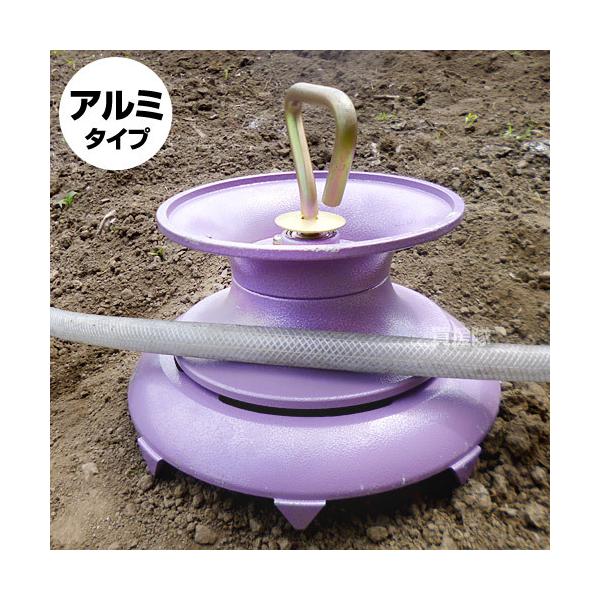 納期について：通常1〜3日で発送予定(土日祝除く)■特徴農作物への水まき時の“ホースが挟まり伸ばせない”“作物に当たる”などの問題を一気に解消！回転部分にはベアリングを2個も使用していますので、回転がスムーズ！ 底面の縁に8枚のツメがあるの...