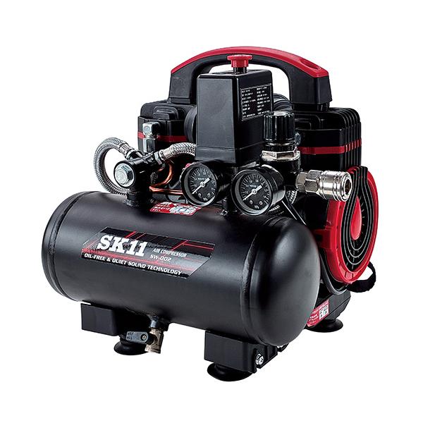 SK11 エアコンプレッサSW-002 SW-L03MPF-01 期間限定 ポイント10倍