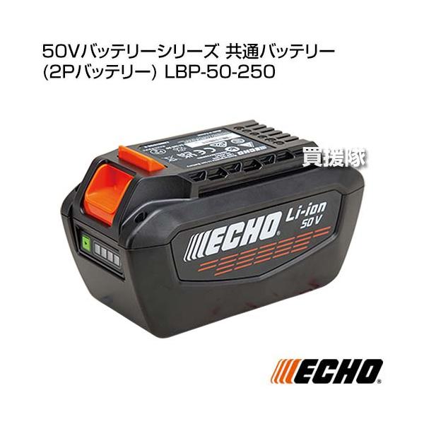 エコー　50Vリチウムイオン2Pバッテリー　LBP-50-250G やまびこ ECHO(エコー) 50Vバッテリーシリーズ 共通バッテリー