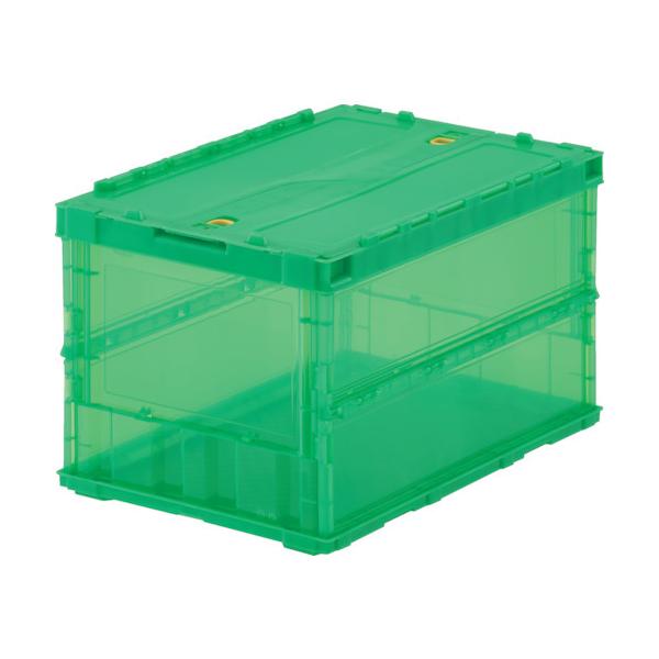 �g���X�R���R TRUSCO �I���R�� ���^�܂肽���݃R���e�i �X�P���R�� 50L ���b�N�t�^�t �����O���[�� �� TSK-C50B_GN-GN ���Ԍ��� �|�C���g10�{
