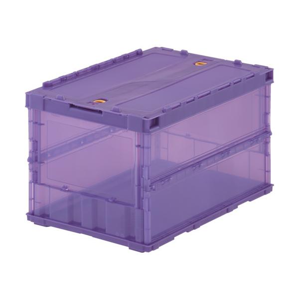 �g���X�R���R TRUSCO �I���R�� ���^�܂肽���݃R���e�i �X�P���R�� 50L ���b�N�t�^�t �����o�C�I���b�g �� TSK-C50B_VI-VI ���Ԍ��� �|�C���g10�{