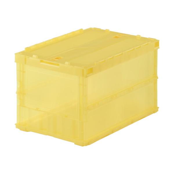 �g���X�R���R TRUSCO �I���R�� ���^�܂肽���݃R���e�i �X�P���R�� 50L ���b�N�t�^�t �����C�G���[ �� TSK-C50B_Y-Y ���Ԍ��� �|�C���g10�{