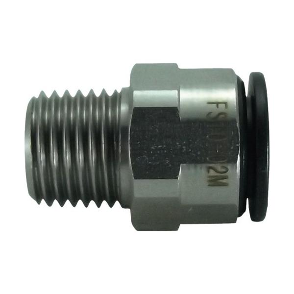 ���c�ʏ� �`���_ �t�@�C�uSUS���C���R�l�N�^ 10mm�ER1/4 FS10-02M ���Ԍ��� �|�C���g10�{