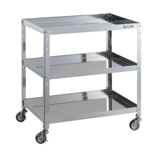 �g���X�R���R TRUSCO �X�e�����X���S�� �N���[�����r�b�g 75�ӃE���^����SUS���� 750×500×H810 3�i CRB-873SU ���Ԍ��� �|�C���g10�{