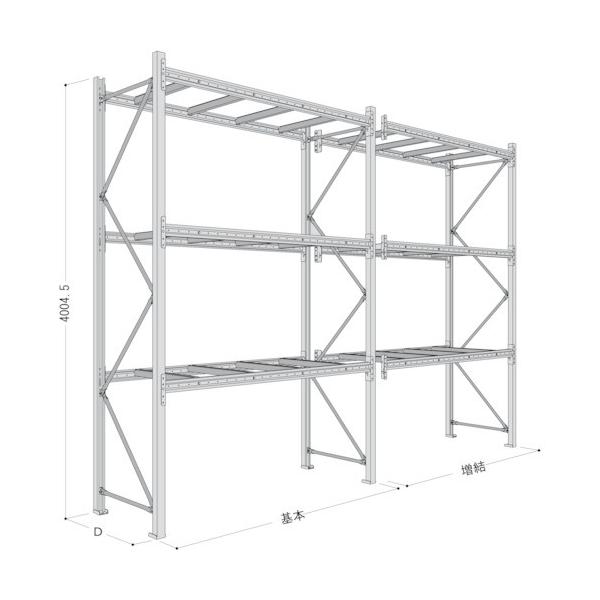{t@CO NF pbgbN 2tonpP s900×4000×LԌ2500mm őύڗ6000kg P6-40Y25A209-3 Ԍ |Cg10{