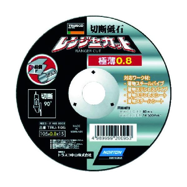 gXRR TRUSCO ؒfu W[Jbg ɔ0.8mm 105X0.8X15 TRU-105 5 Ԍ |Cg10{