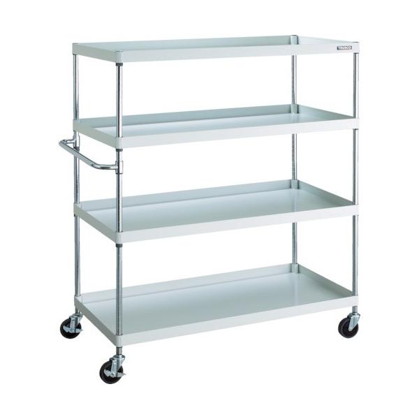 �g���X�R���R TRUSCO �c�[�����S�� �t�F�j�b�N�X���S�� �ȉ� 1200X600XH1500 4�i �z���C�g PEW-15124-W ���Ԍ��� �|�C���g10�{
