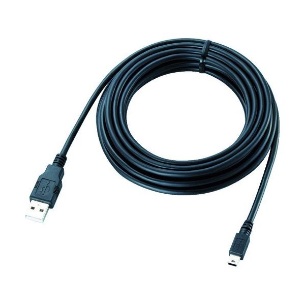 �G���R�� ELECOM EURoHS�w�ߏ����G�RUSB2.0�P�[�u�� 0.5m �u���b�N U2C-JM05BK ���Ԍ��� �|�C���g10�{