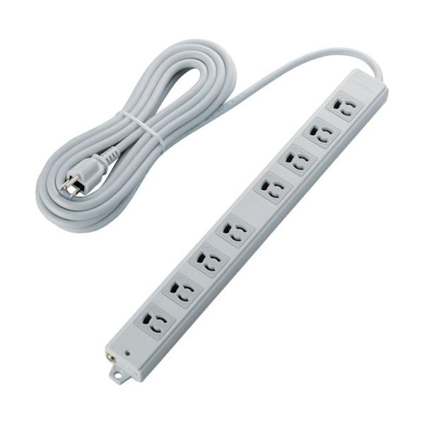 �G���R�� ELECOM RoHS�Ή� �H���p 8�� 3�s�� �����~�߃^�b�v ���T�[�W�h�~ 5m T-WRMK3850LG/RS ���Ԍ��� �|�C���g10�{