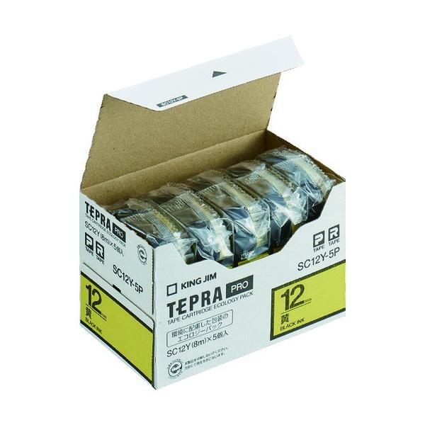 LOW KING JIM yzuevvPROe[v 12mm GRpbN 5 /x/ 8m SC12Y-5P Ԍ |Cg10{