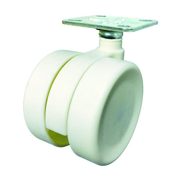 SAMSONG CASTER SAMSONG �f�U�C���o�փL���X�^�[�uFrog�v�� �v���[�g ���� 65mm FROG-P-65-W ���Ԍ��� �|�C���g10�{