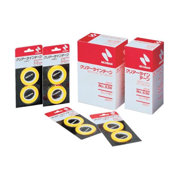 �j�`�o�� �N���A�[���C���e�[�v 536 �Ȑ��p 5mmX10m 2���� CL536-5 ���Ԍ��� �|�C���g10�{
