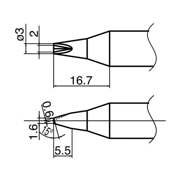  Xe[V^͂񂾂ėpĐ at Đa3.0mm T33-1610 Ԍ |Cg10{