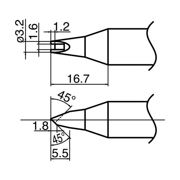  Xe[V^͂񂾂ėpĐ at Đa3.2mm T33-1611 Ԍ |Cg10{