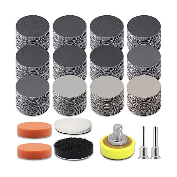 セット内容：180枚セット 25mm 耐水ペーパーです: #60 #80 #100 #150 #240 #400 #800 #1200 #2000 #3000 #5000 #10000 12種類各15枚で合わせて100枚セット耐水ペーパーで...