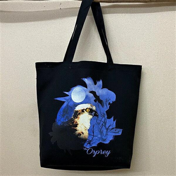 厚手でたっぷり収納！オシャレ かばん カバン 大容量 肩掛け 丈夫 お散歩バッグ 【ラッピング無料】ギフトにも人気！プレゼントミサゴ オスプレイ 鷲 ホーク hawk イーグル eagle 鷹 (WN) 猛禽類 トートバッグ エコバッグ マ...