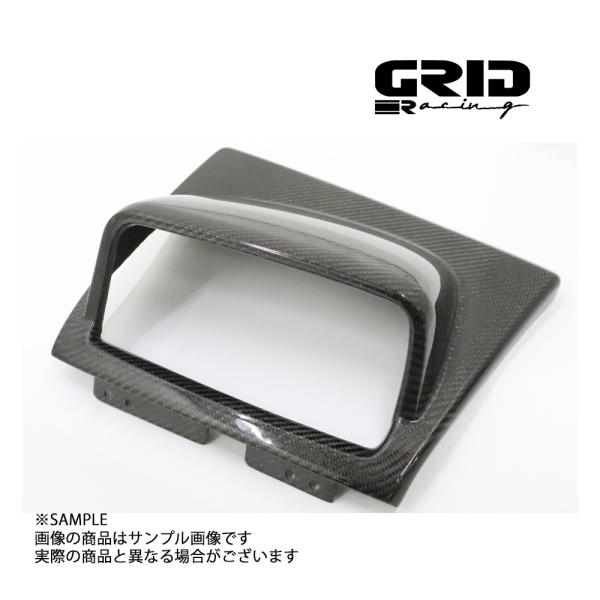 GRID RACING カーボンMFDカバー（純正形状） スカイライン GT-R BNR34 MFD-R34-CF (337111004