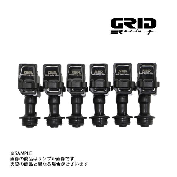 GRID RACING NEOコイル 6本セット イグニッションコイル ステージア WGC34 2WD GR-COIL-BNR34 トラスト企画 (337161011