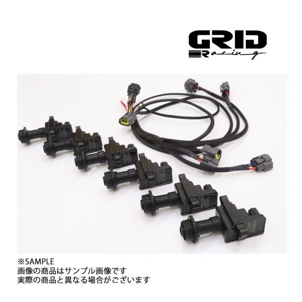 GRID RACING NEOコイル ER34用（6個）+R34 強化コイルハーネス（大容量+追加アースポイント） スカイライン KIT-COIL-ER34 (337161045
