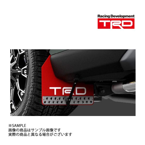 TRD マッド フラップ レッド RAV4 MXAA52/MXAA54/AXAH52/AXAH54 MS328
