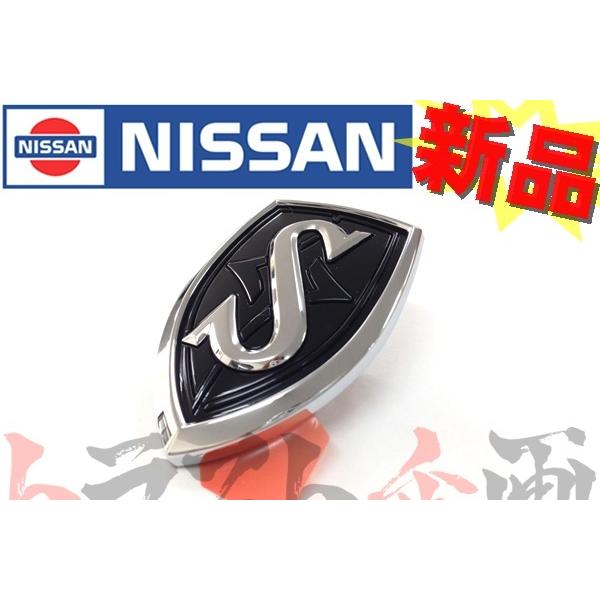 日産（NISSAN） フード ボンネット エンブレム 黒 後期 シルビア S14