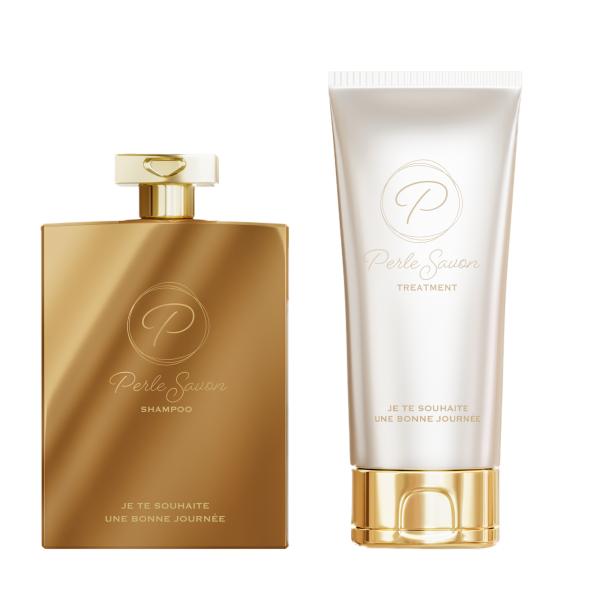 【公式_正規販売店】  Perle Savon ペルルセボン シャンプー & トリートメント ヘアケア くせ毛 ハリコシ