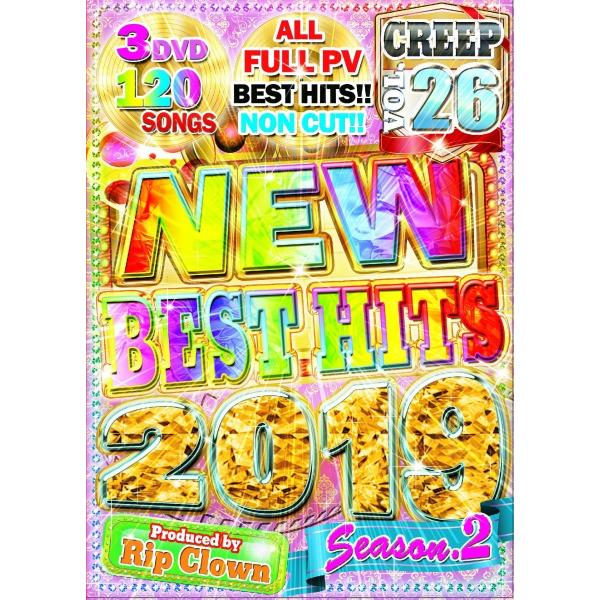 ★完全送料無料/洋楽DVD 3枚組★RIP CLOWN / CREEP Vol.26 BEST OF 2019 Season.2