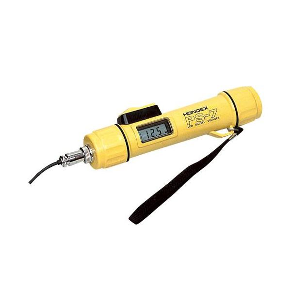 かんたん操作操作は、測定したい方向にセンサー部を向けてスイッチを2〜3秒押し続けるだけで、簡単に目標までの距離が測定できます。※目標物がヘドロや海藻などの時は測定できない場合があります。乾電池式電源は市販の乾電池（006P）を使用します。オ...