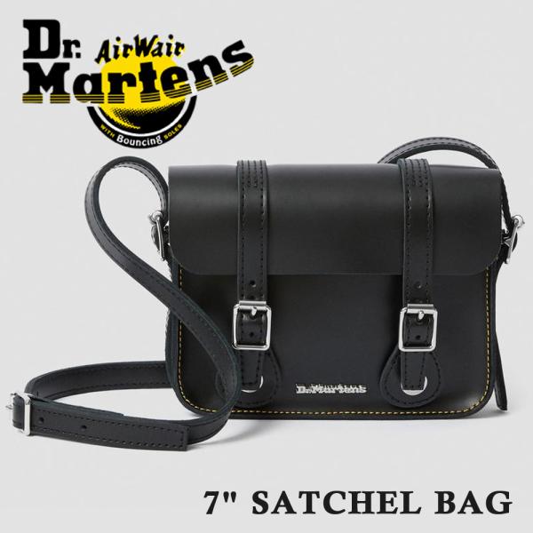 Dr.Airwair Martensブラック ショルダーバッグ Dr.Martens ドクターマーチン BOW BAG ボー バッグ AD083001 黒