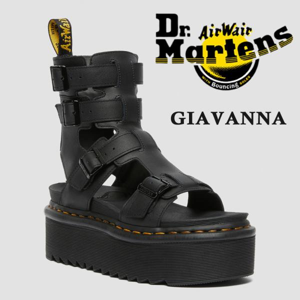 未使用　ドクターマーチン　GIAVANNA　超厚底グラディエーターベルトサンダル Dr.Martens（ドクターマーチン） 国内正規品 サンダル レディース
