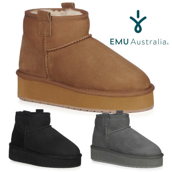 EMU Australia エミュ ムートンブーツ 厚底 正規取扱店 Foy Flatform Mi...