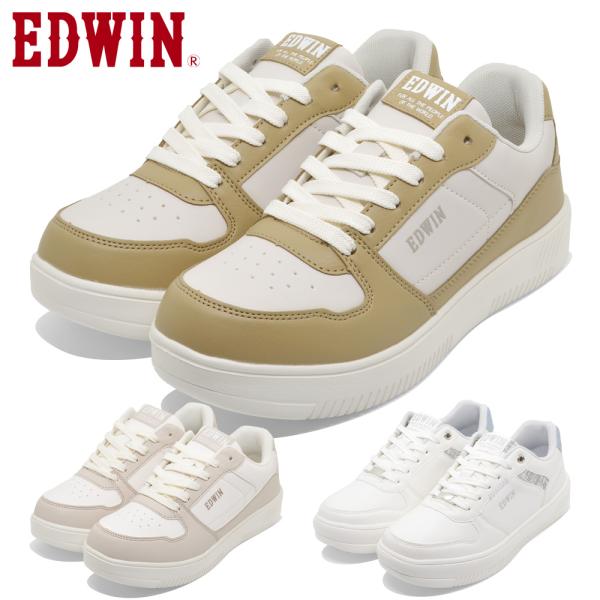 EDWIN（エドウィン） スニーカー レディース EDW-4314 厚底 軽量