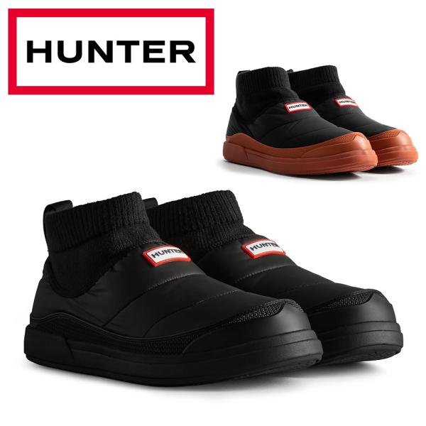 HUNTER 国内正規品 スリッポン メンズ イン/アウト インシュ