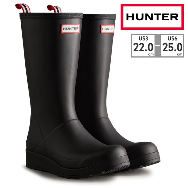 HUNTER 国内正規品 レインシューズ レディース オリジナル プレイ トールブーツ WFT2007RMA ハンター ORIGINAL PLAY BOOT
