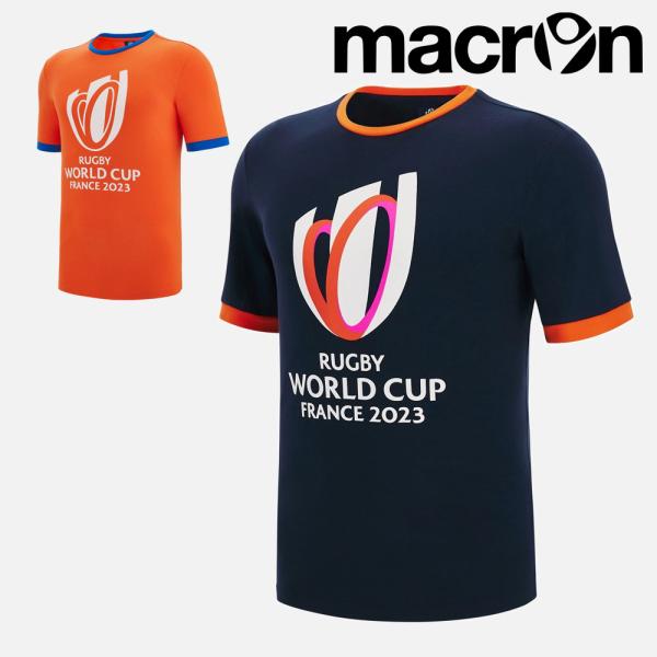 macron ラグビー ワールドカップ 2023 公式 感謝価格 Tシャツ