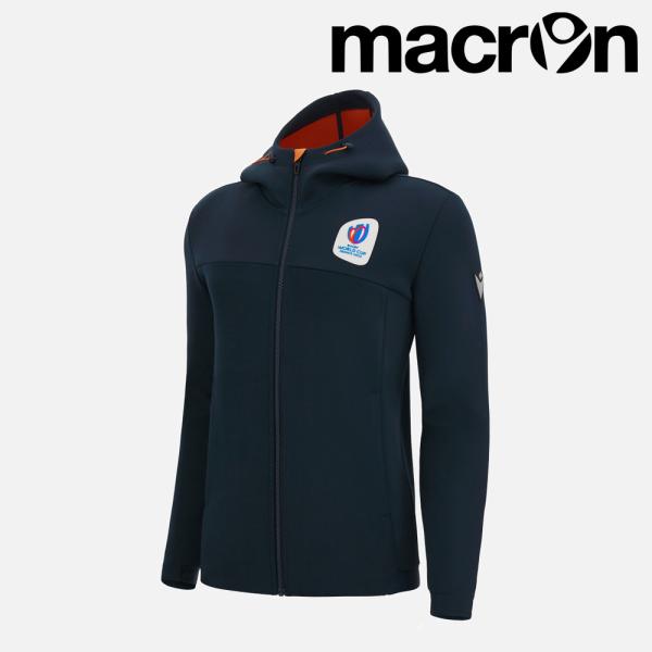 ラグビー ワールドカップ2023 パーカー スウェット マクロン 完売品 macron ラグビー ワールドカップ 2023 公式 感謝価格 FZ フーディ