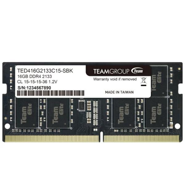 Team Group TEAM ELITE DDR4 2133 16GB ノート用 メモリ 1枚 SO