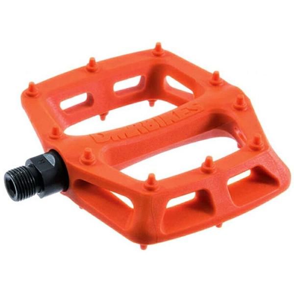 �y���[�J�[�����i�z�y���K�㗝�X�i�zDMR �y�_�� V6 Plastic Pedal Cro-Mo Axle Orange�u�����v