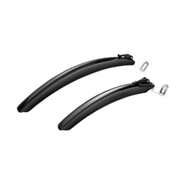 ■レジン■フロント長：280m、リア長：360mm■フロント：40g、リア：50gワンタッチで着脱できる、20までのミニベロやキッズバイクに最適なフェンダーセットです。■通常2〜5日ほどで発送（土日祝除）※在庫状況は当店、メーカー在庫を含み...